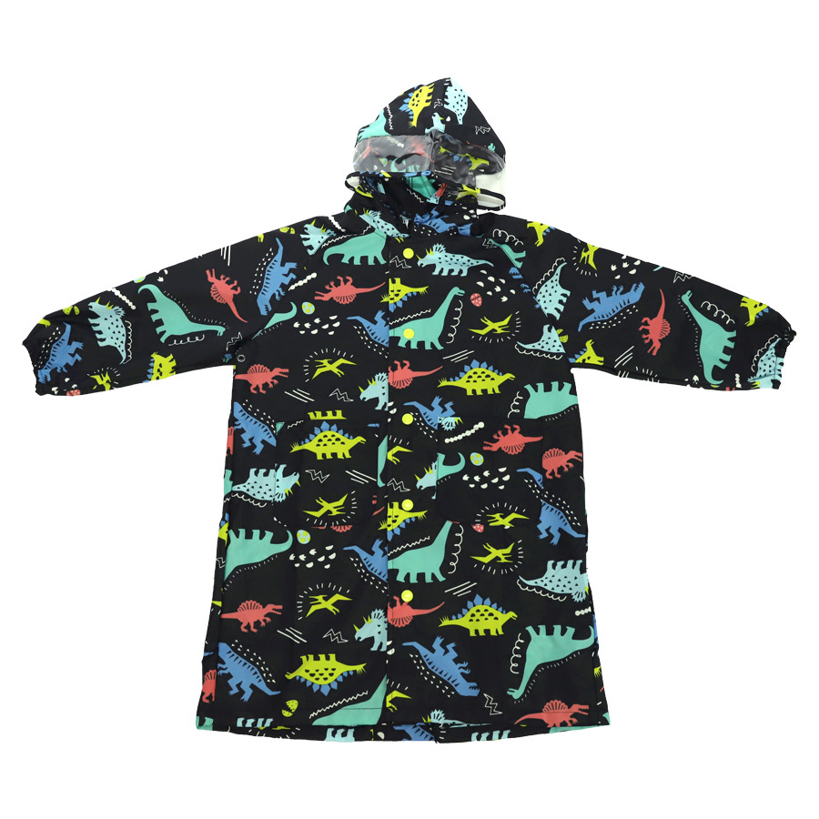 レインコート キッズ ランドセル 透明フード付き 男の子 子供用 キッズ 小学生 レインウェア  梅雨 雨具 カッパ かわいい |  | 01