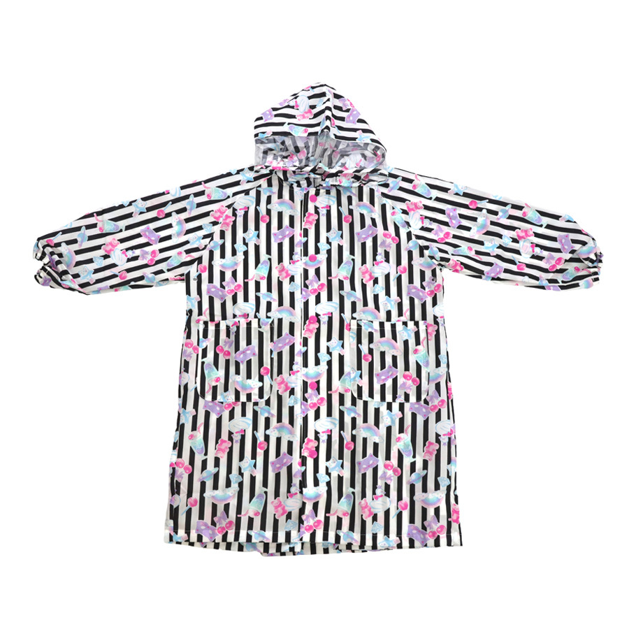 レインコート キッズ ランドセル 透明フード付き 女の子 子供用 キッズ 小学生 レインウェア  梅雨 雨具 カッパ かわいい |  | 06