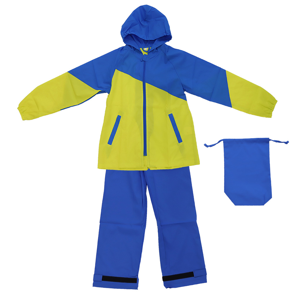 レインコート キッズ ランドセル対応 子供 フード付 パンツ スーツ 雨具 |  | 02