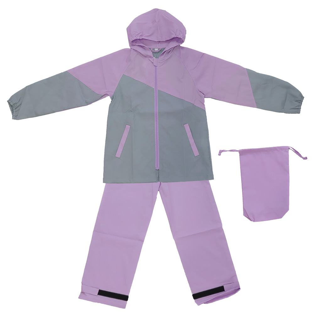 レインコート キッズ ランドセル対応 子供 フード付 パンツ スーツ 雨具 |  | 01