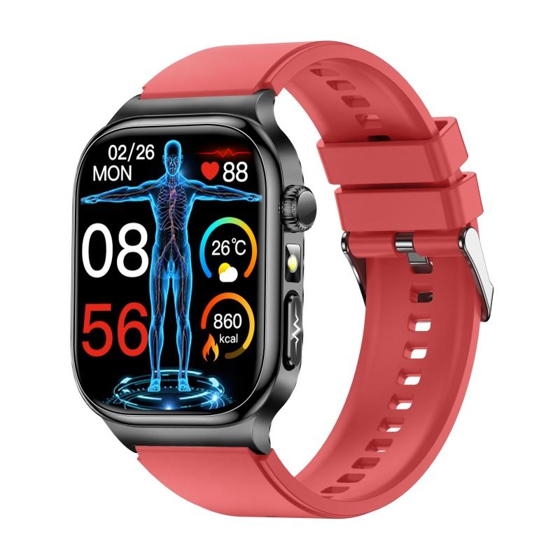 2026新型 スマートウォッチ 日本製センサー 通話機能 ECG心電図 血圧