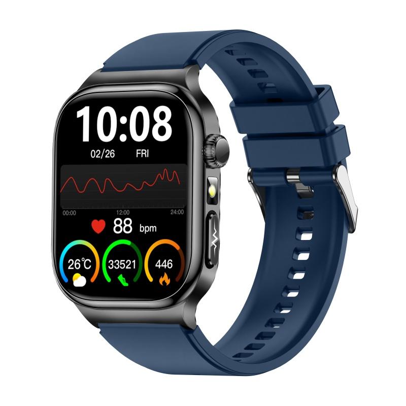 2026新型 スマートウォッチ 日本製センサー 通話機能 ECG心電図 血圧