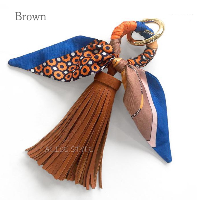 なります ミニ バッグ チャーム スカーフ装飾 タッセル キーホルダー リング 33の通販 By Lpierre S Shop ラクマ キーホルダ Inca Edu Mx