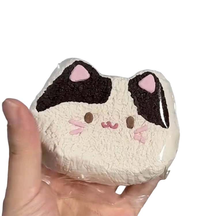 猫型 スクイーズ おもちゃ 大福 スクイーズ玩具 おしゃれ パン ケーキ