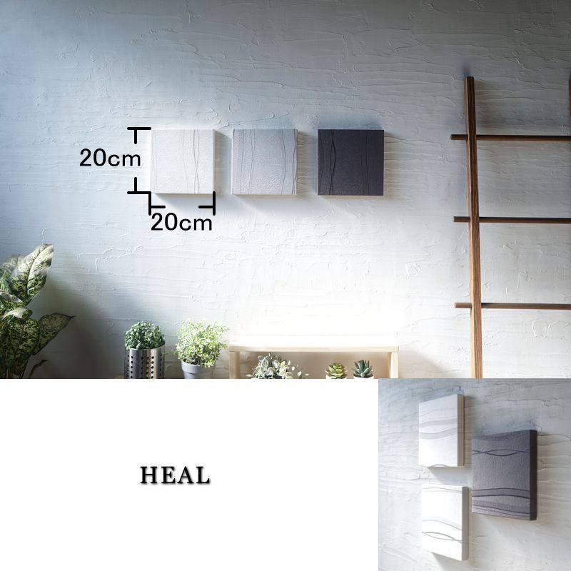 ファブリックパネル アリス SS HEAL ヒール 20×20cm 3カラーセット 