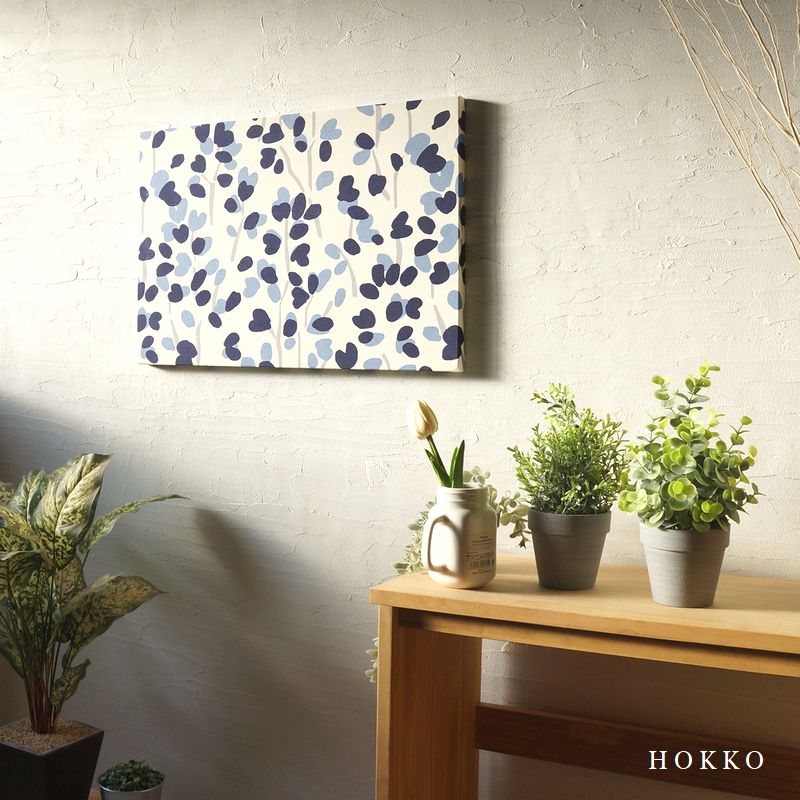 HOKKO ホッコ blueファブリックパネル 60×40cm アートパネル おしゃれ