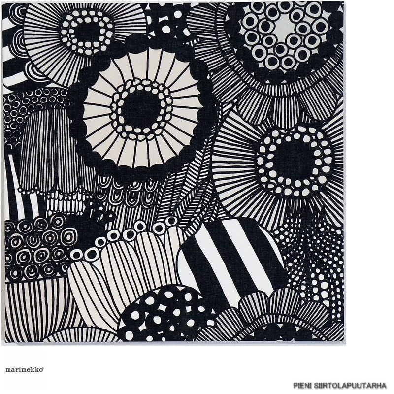 ファブリックパネル アリス marimekko PIENI SIIRTOLAPUUTARHA