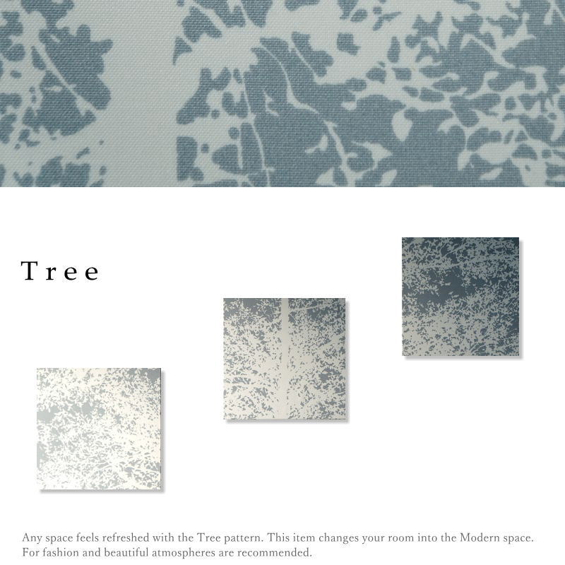 ファブリックパネル アートパネル アリス 3枚 30×30cm TREE ブルー
