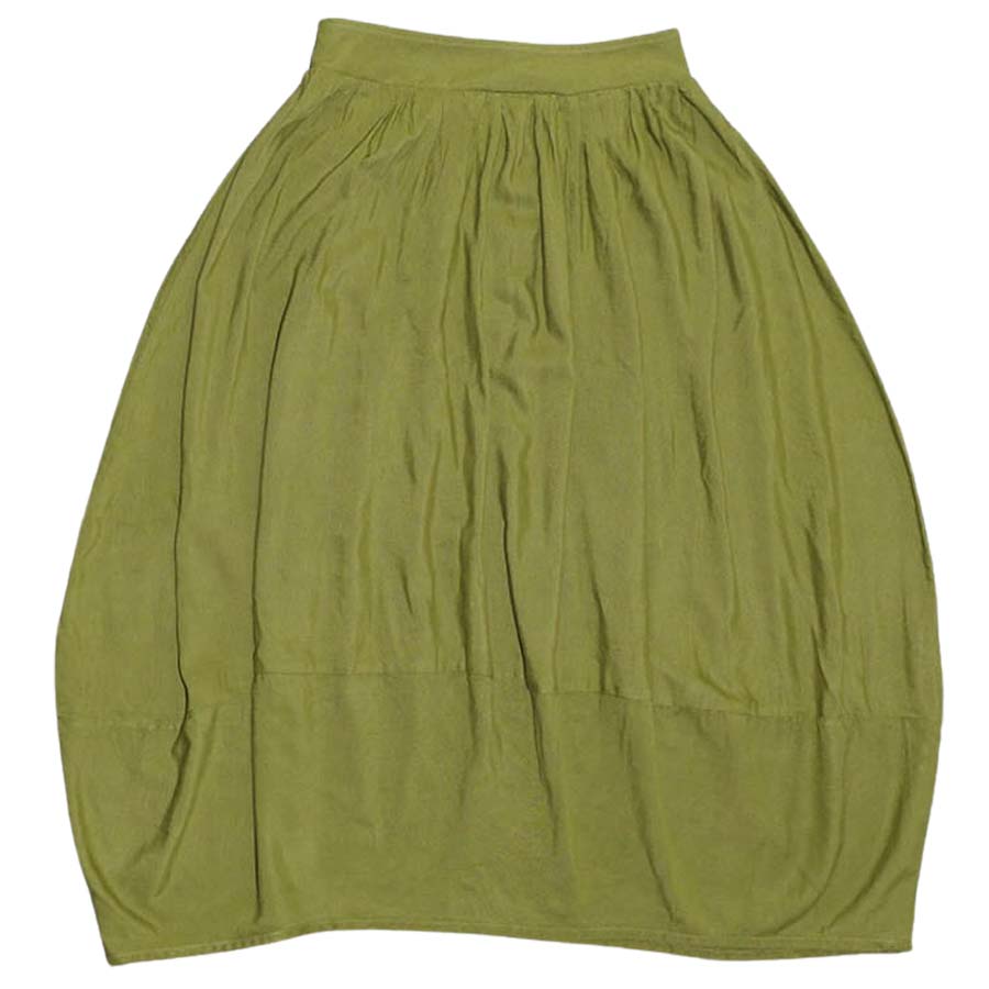 Green camel（グリーンキャメル） リネンコクーンスカート 麻 スカート