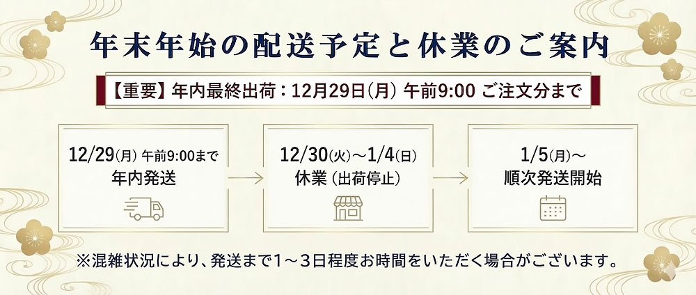 年末年始バナー