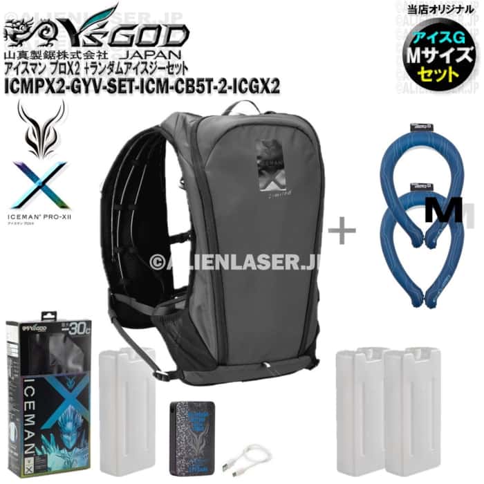 ボトル合計3本:選べる未洗浄アイスジー2本付:ICMPX2-GYV-SET:アイス
