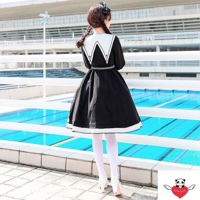 ワンピース かわいい 学生服 ドレス メイド服 萌え萌え系 ワンピース アニメ 森ガールcosplay Lolita ロリータ ワンピース At Alita 通販 Yahoo ショッピング