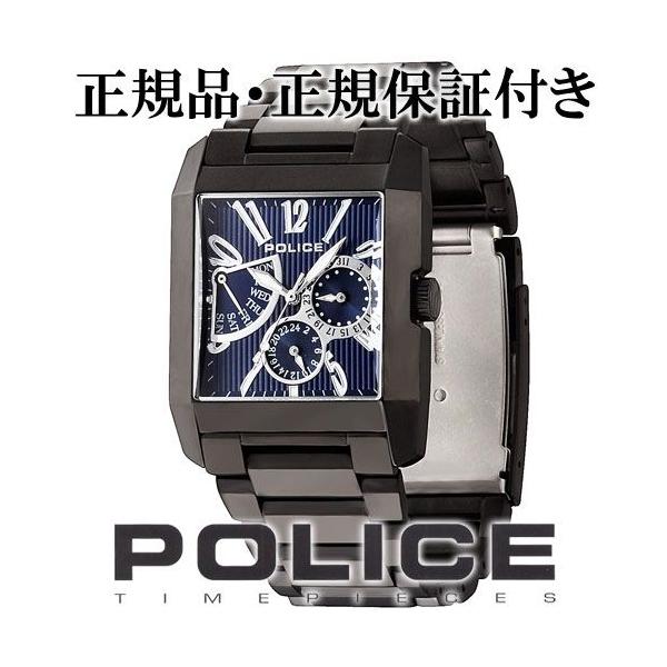 POLICE 腕時計 メンズ ブランド ポリス キングスアベニュー ブルー ホワイト メンズ腕時計 POLICE