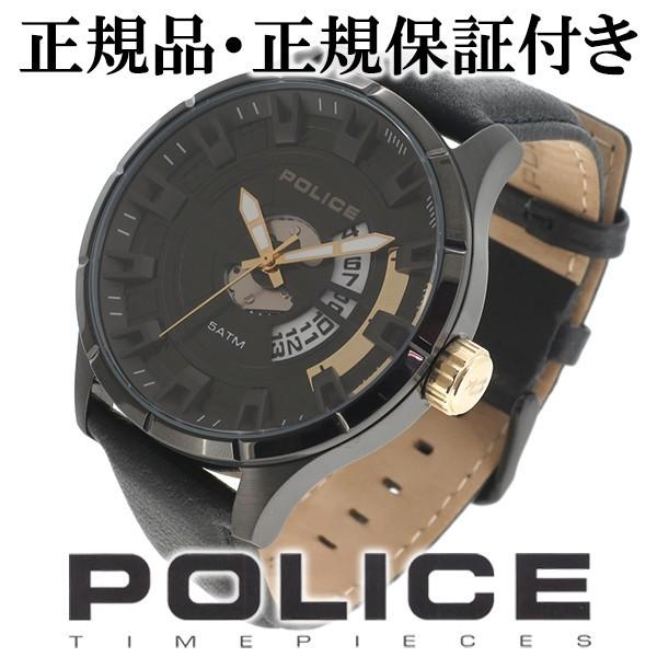 POLICE 時計 メンズ ブランド ポリス MALLET マレット ブラック メンズ腕時計 POLICE