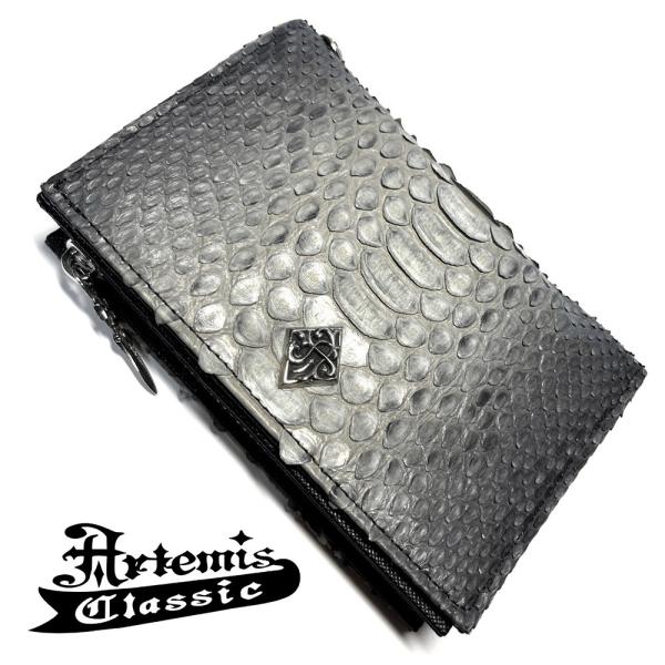 アルテミス 財布 ウォレット 蛇革 牛革 ステンレス メンズ メンズウォレット 男性 男性用 ブランド Artemis Classic（アルテミスクラシック） アルテミス 財布 ウォレット