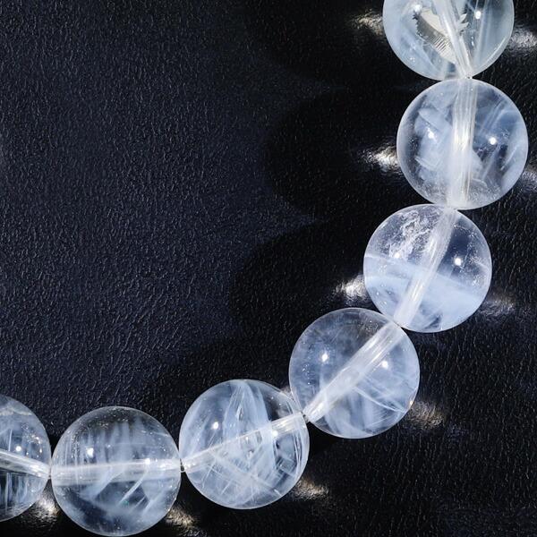 エンジェルラダー クォーツ ブラジル産 ブレスレット 11.7mm 19cm