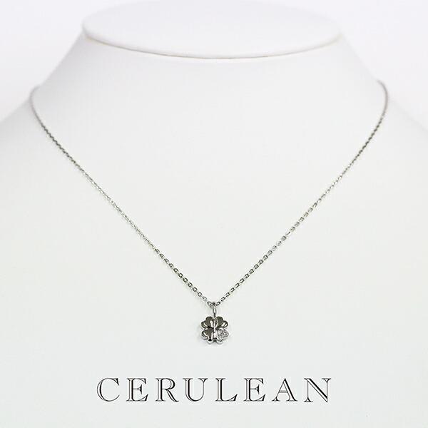 CERULEAN ダイヤモンド クローバー ステンレス ネックレス レディースネックレス 金属アレルギーフリー ペンダント アクセサリー 四つ葉 四葉 関連画像2