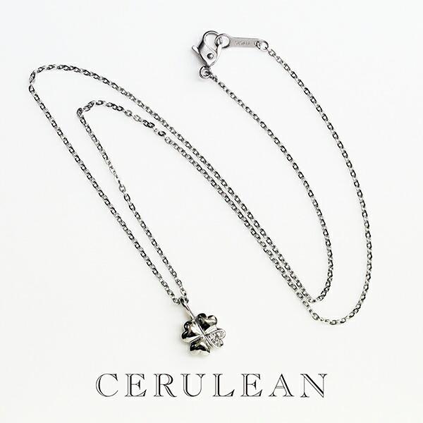 CERULEAN ダイヤモンド クローバー ステンレス ネックレス レディースネックレス 金属アレルギーフリー ペンダント アクセサリー 四つ葉 四葉 関連画像3