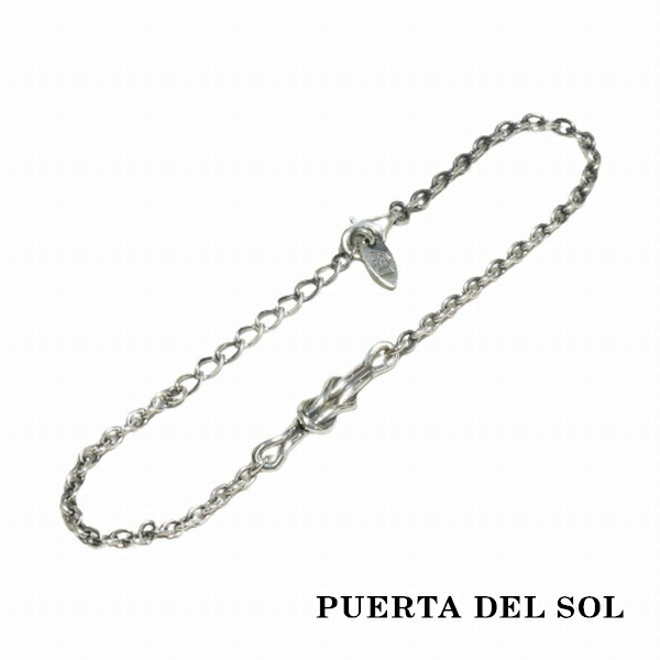 Yahoo! Yahoo!ショッピング(ヤフー ショッピング)PUERTA DEL SOL ヘラクレスノット ブレスレット シルバー950 ユニセックス シルバーアクセサリー 銀 SV950 ブリタニアシルバー シルバーブレスレット