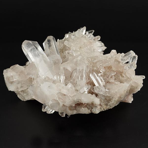 ヒマラヤ水晶 クラスター 約276g クル マナリ産 原石 浄化 天然石 パワーストーン 鉱物 標本 置物 クォーツ 水晶クラスター プレゼントの画像