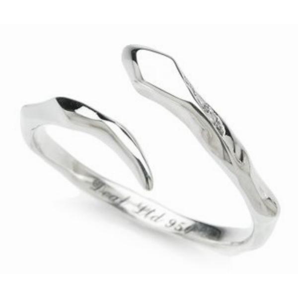 ディールデザイン LINE SNAKE RING W-S リング DEAL LTD マリッジ ペア ゴールド シルバー950 シルバーアクセサリー 銀