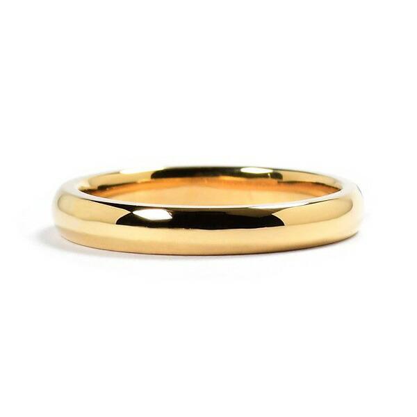 DEAL DESIGN ディールデザイン ARC LINE RING 3mm K18 甲丸 リング 指輪 18金 K18 ゴールドリング 金指輪  結婚指輪 刻印無料 マリッジ