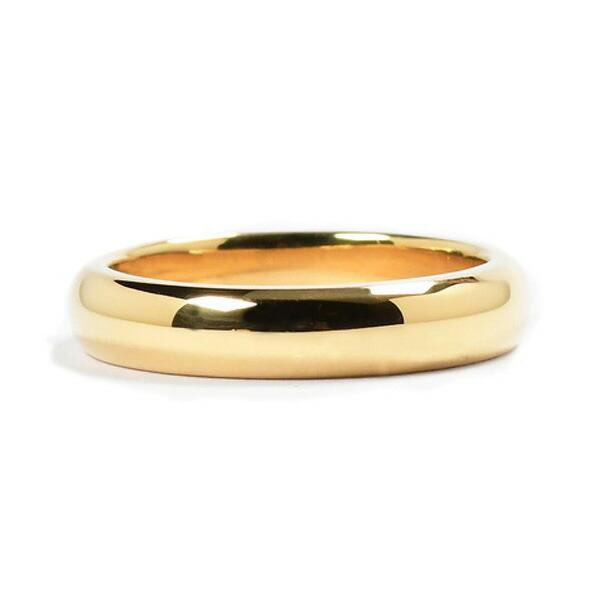 DEAL DESIGN ディールデザイン ARC LINE RING 4mm K18 甲丸 リング 指輪 18金 K18 ゴールドリング 金指輪  結婚指輪 刻印無料 マリッジ