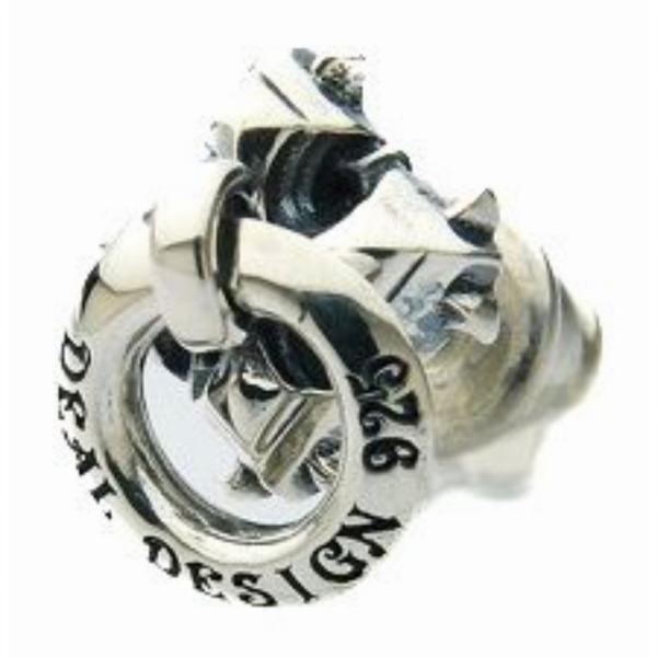 ディールデザイン ノッカークロス ピアス メンズアクセサリー ロック ギフト シルバー925 シルバーアクセサリー 銀 SV925