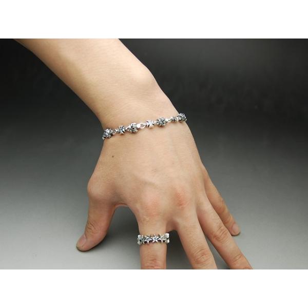 ディールデザイン クロスガードブレス シルバー ブレスレット アイアン