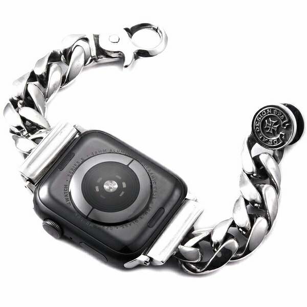 DEAL DESIGN ディールデザイン Apple Watch バンド クラシックチェーンタイプ アップルウォッチ ベルト 取替 カスタム シルバー 925の画像