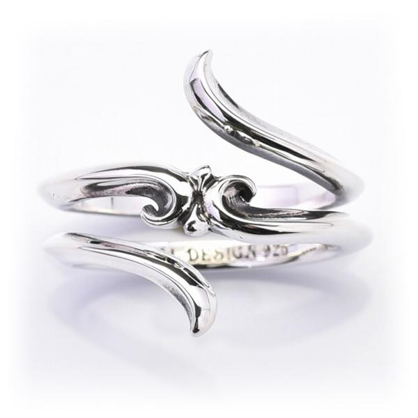 ディールデザイン スパイラルウェーブ リング(フリーサイズ) メンズアクセサリー レディースアクセサリー ギフト シルバー925