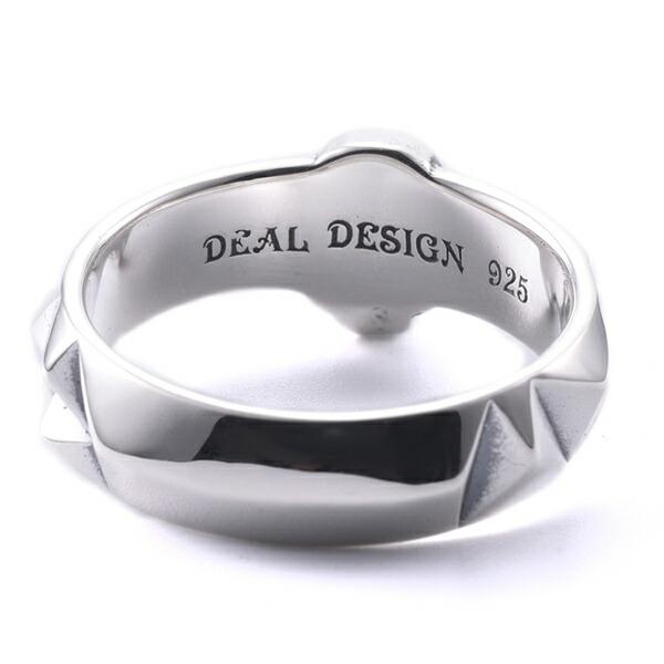 DEAL DESIGN スカル シルバーリング 指輪 DEAL DESIGN ディールデザイン ミラー スカル リング 7〜23号