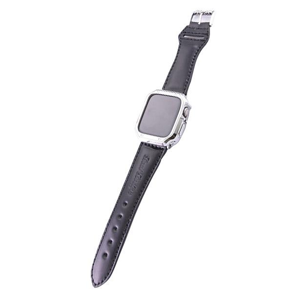 DEAL DESIGN ディールデザイン Apple Watch バンド Type-B コードバン アップルウォッチ ベルト 取替 カスタム シルバー 925 革 レザー｜alize