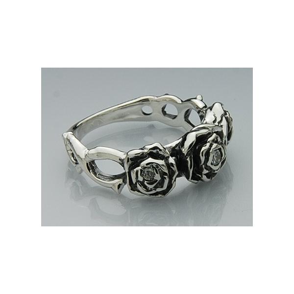 DEAL DESIGN ディールデザイン トリプルローズ(SV) リング TEARS