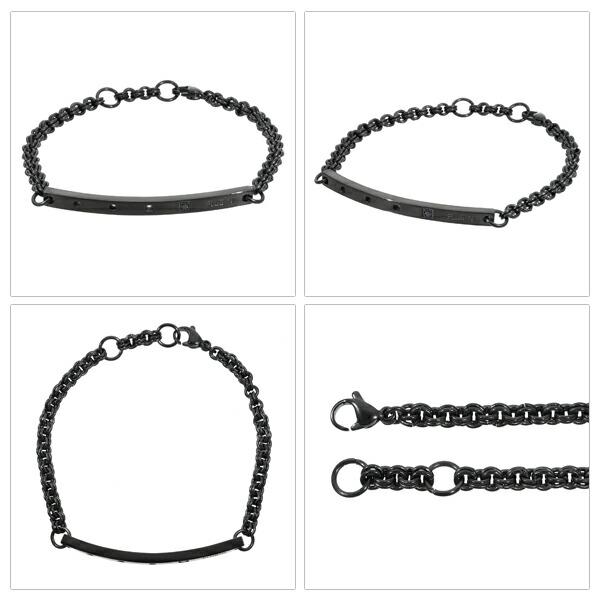 PLUG IN ステンレス パンチング プレート ペアブレスレット ペアアクセサリー おそろい お揃い サージカルステンレス 金属アレルギー_8