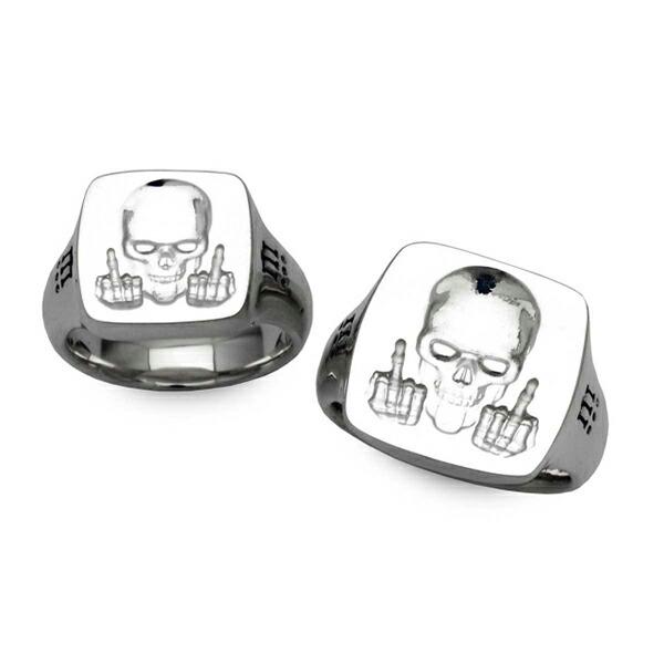 Dr MONROE（ドクターモンロー） スカル シーリングスタンプ リング