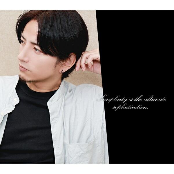 カラー ステンレス フープピアス 10mm 1P 片耳用 サージカルステンレス ピアス シルバー ゴールド ブラック ブルー イヤリング リング | ブランド登録なし | 01