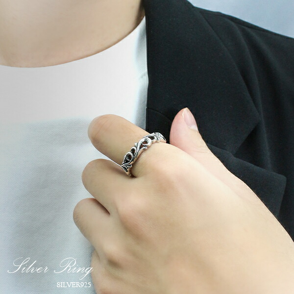 入手困難 BLESS ブレス 925 シルバー バロックリング 唐草 アラベスク 入手困難 BLESS ブレス 925 シルバー バロックリング 唐草