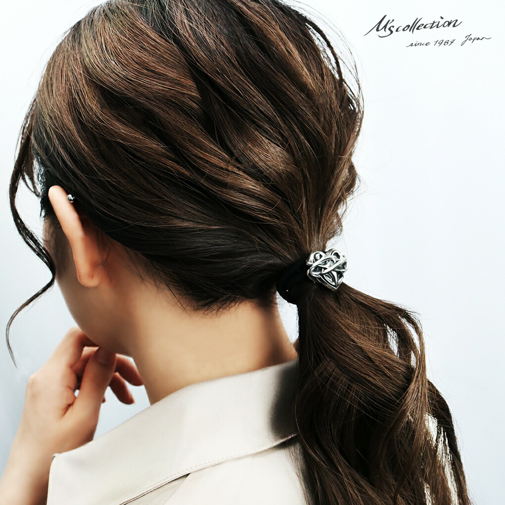M'S COLLECTION（エムズコレクション） ハート イバラ ヘアゴム