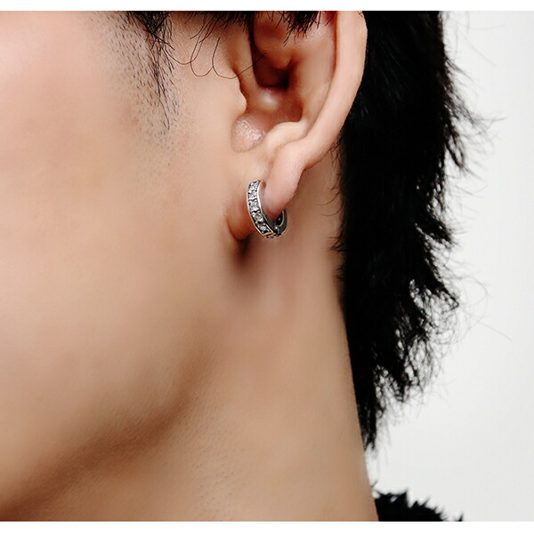 M'S COLLECTION（エムズコレクション） シルバー925 ジルコニア フープ