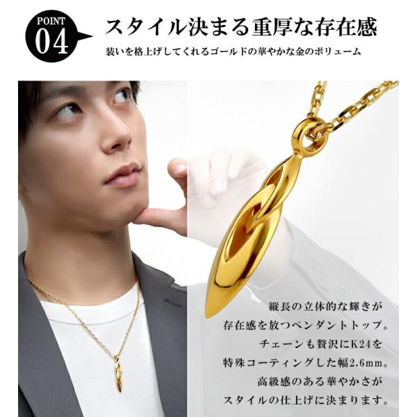M's COLLECTION エムズコレクション ネックレス 925 K24 金 エムズコレクション 限定 ゴールド ネックレス メンズ メンズ