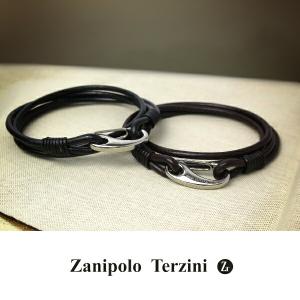 Zanipolo Terzini（ザニポロ タルツィーニ） レザーブレスレット 