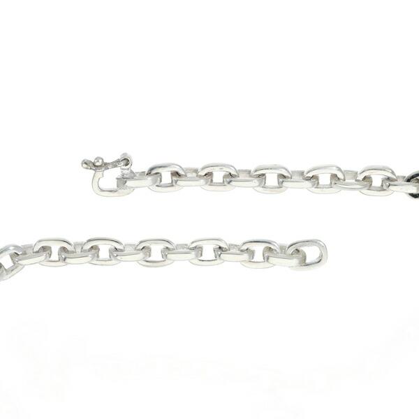 幅6.5mm あずきチェーン シルバーブレスレット 20cm シルバー925