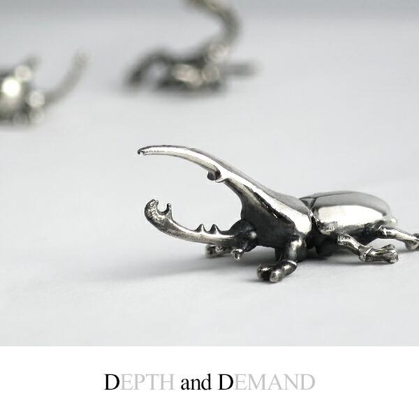 DEPTH AND DEMAND ピアス メンズ ブランド カブトムシ クワガタ