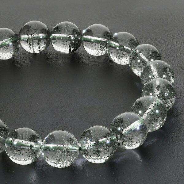 ガーデンクォーツ ブレスレット 18mm 千層ガーデンクォーツ ブレスレット 千層龍神ガーデン ホワイト