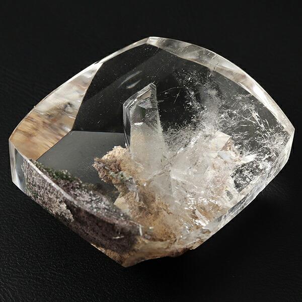 ガーデンクォーツ 貫入水晶 磨き原石 約30.6g 水晶 原石 天然水晶