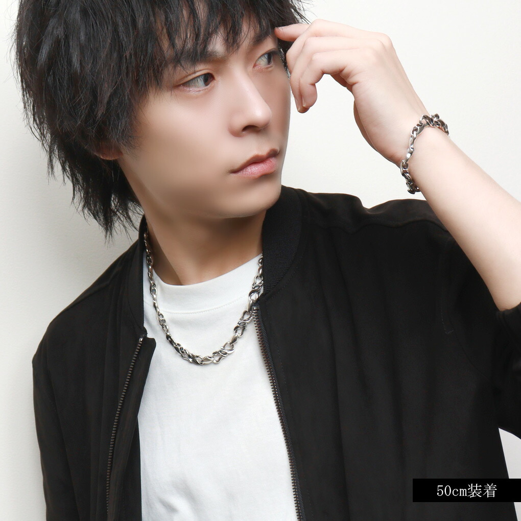 GIGOR ジゴロウ ワープ フロー ネックレス 44〜59cm シルバー925  