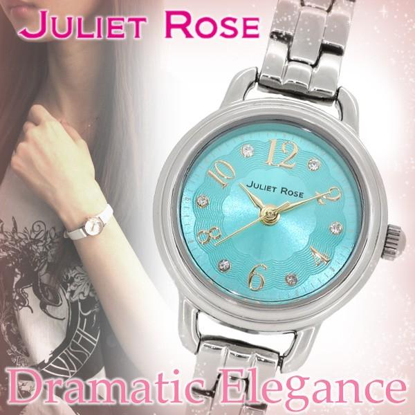 腕時計 レディース おしゃれ ブランド ジュリエットローズ JUL-501S ヴィオラ ターコイズカラー 腕時計 プレゼント 女性