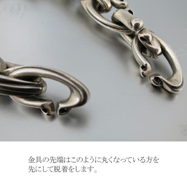 K-SMITH クロス ブレスレット 18PC 21.5cm シルバーアクセサリー シルバー925 シルバーブレスレット メンズブレスレット メンズ ハード ロック パンク_5