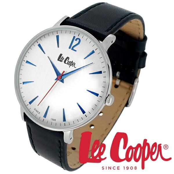 Yahoo! Yahoo!ショッピング(ヤフー ショッピング)Lee Cooper リークーパー 腕時計 メンズ ブランド レザーベルト ネイビー LC6379.339 時計 Lee Cooper リークーパー